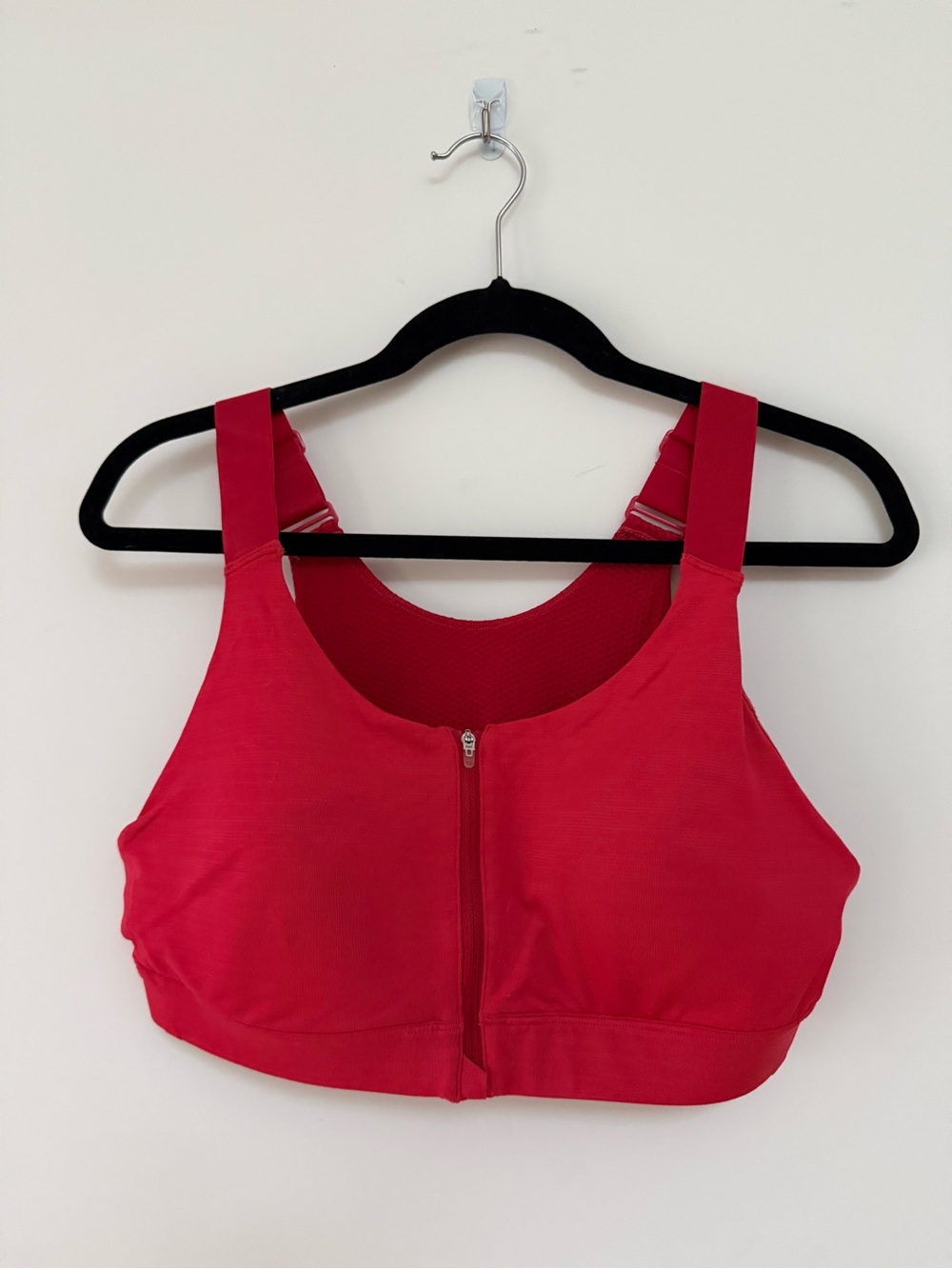 Outdoor Voices Techsweat Front-Zip Sports Bra - Size Large C/D